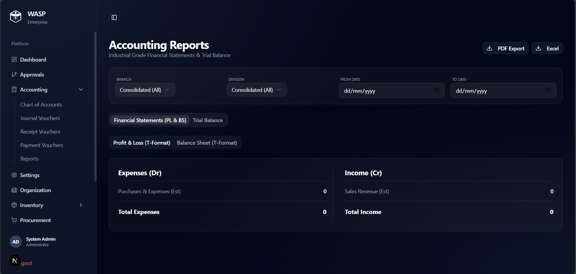 WASP_ACCREP WASP ACCOUNTING