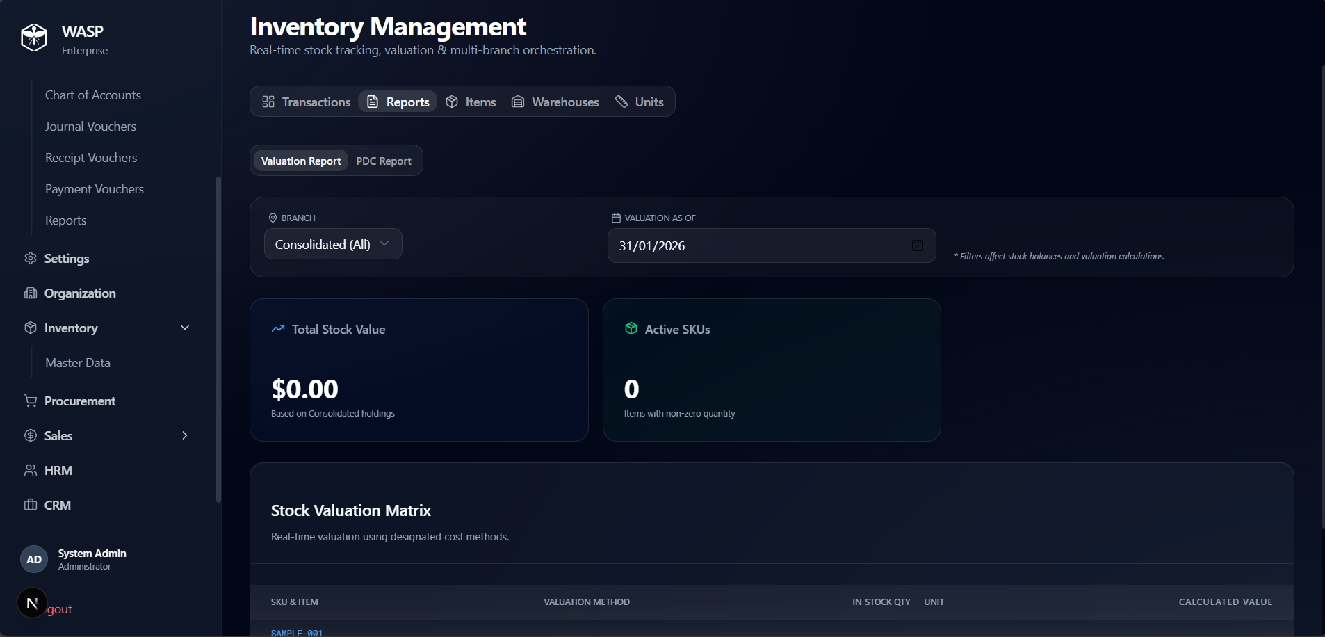 WASP_INVENT WASP INVENTORY